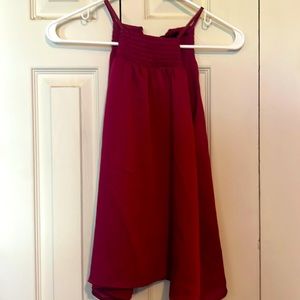 Burgundy tank top
